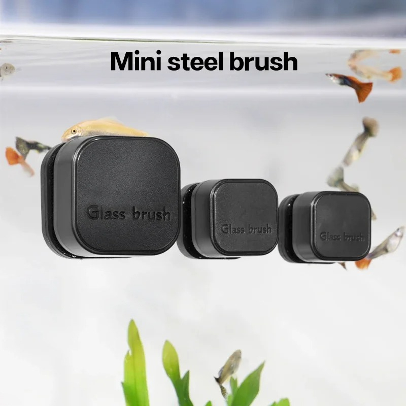 Planted Aquarium Cleaning - Mini Kare Manyetik Fırça Akvaryum Cam