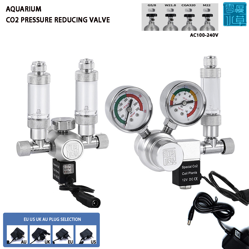 Aquarium Plant Grass - Akvaryum CO2 Regülatörü Solenoid Valfı Kabarcık