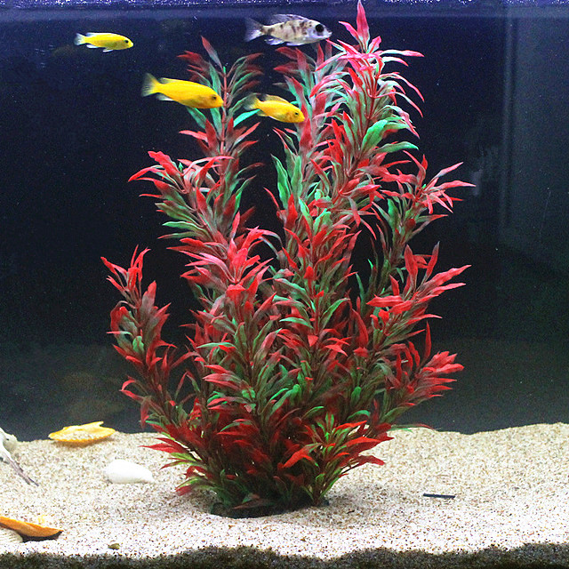 Aquarium Plant Grass - 50 CM Yapay Balık Tankı Nadir