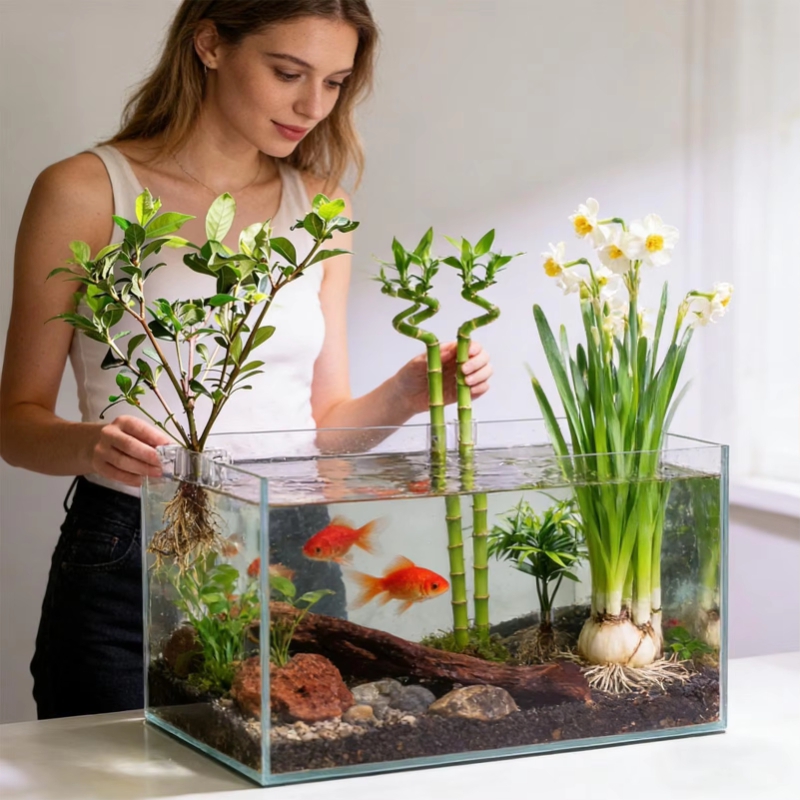 Aquarium Plants For Sale - Sıcak Fırsat 6 adet Şeffaf Akvaryum